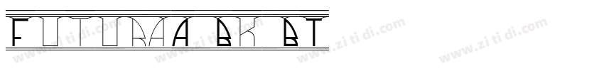 FuturaA Bk BT字体转换